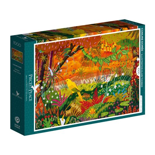 Conure Dorée - Puzzle 1000 pièces