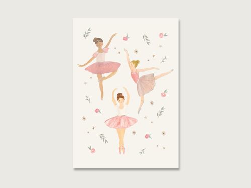 Postkarte "Ballerina"