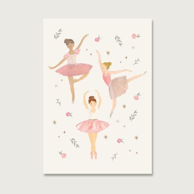 Postkarte "Ballerina"