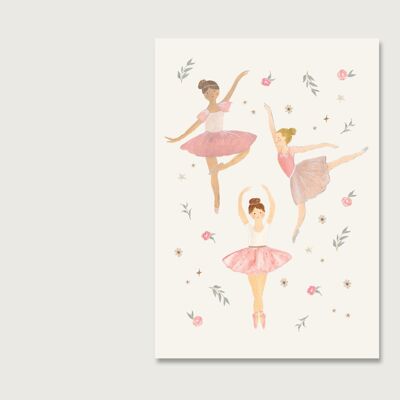 Postkarte "Ballerina"