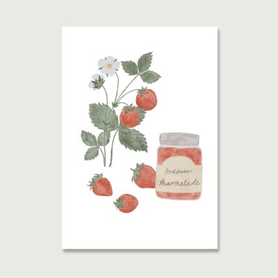 Postcard "Strawberry"