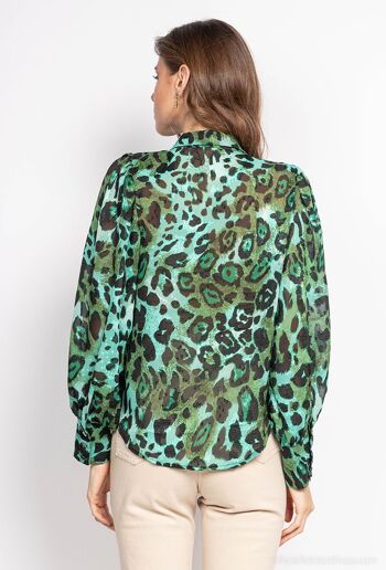 Chemise à imprimé léopard 4