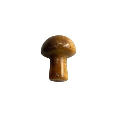 Crystal Mushroom, 2cm, Tiger's Eye