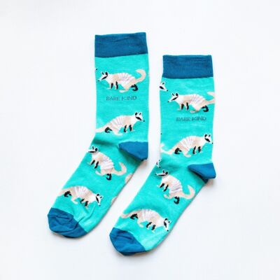 Chaussettes numbats | Chaussettes en bambou | Chaussettes bleues | Chaussettes australiennes