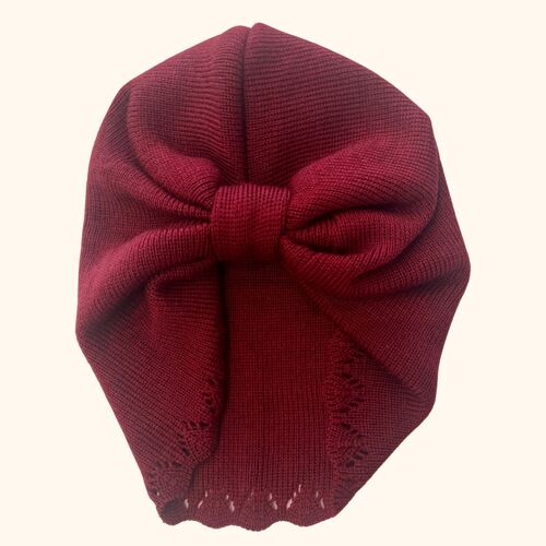 Turban Laine Merino LUSSY - Bordeaux