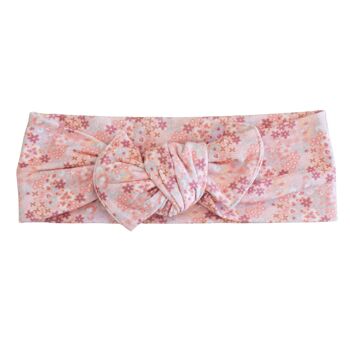 Bandeau HANAE - ROSA Coton Bio GOTS 1