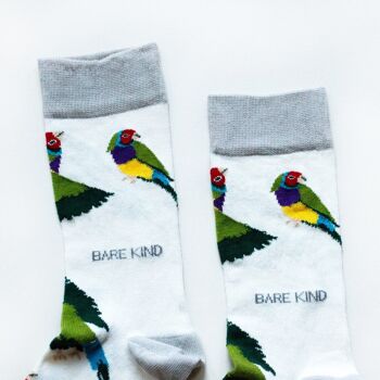 Chaussettes pinson | Chaussettes en bambou | Chaussettes blanches | Chaussettes australiennes 3