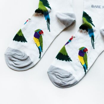 Chaussettes pinson | Chaussettes en bambou | Chaussettes blanches | Chaussettes australiennes 4