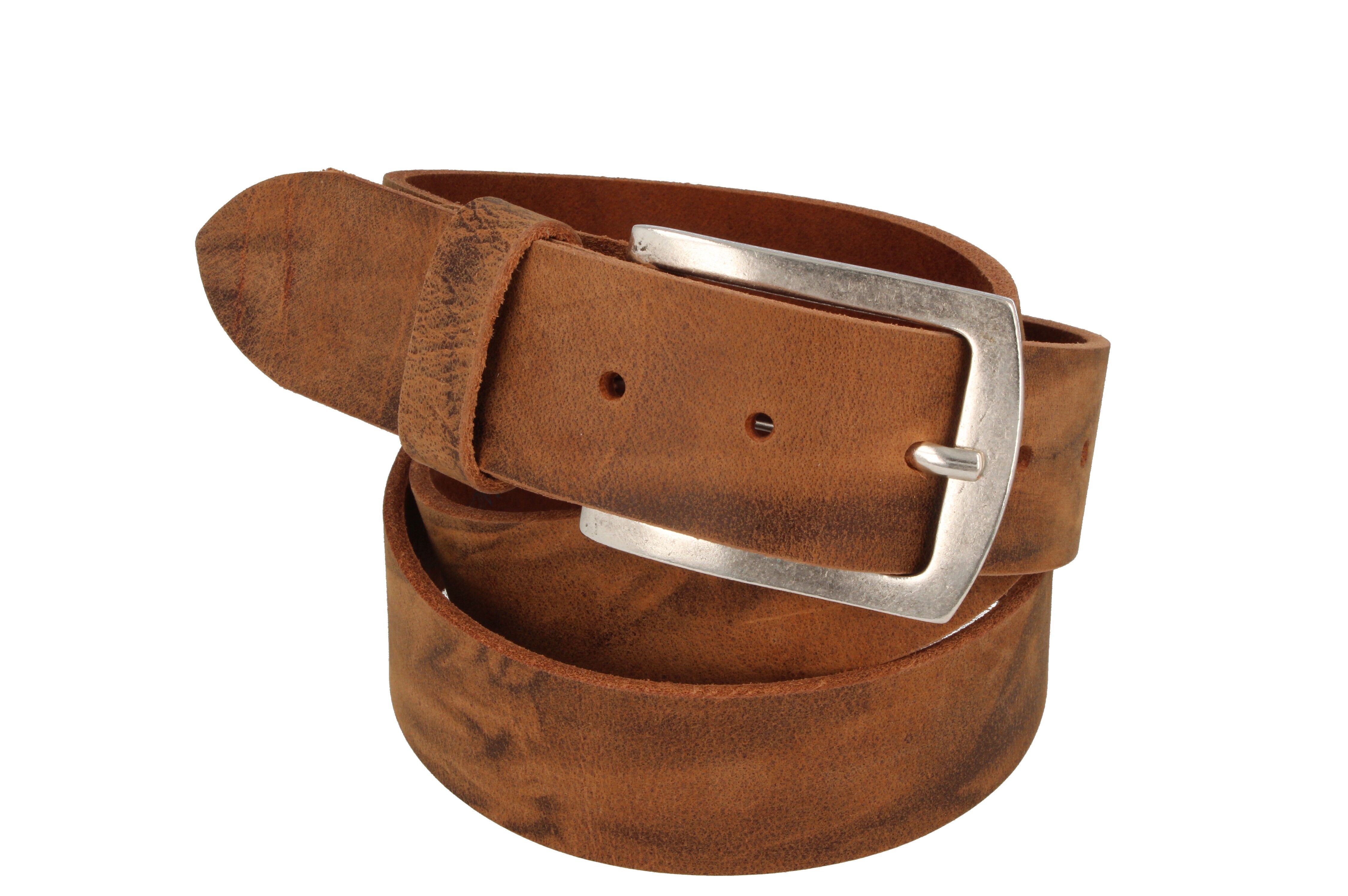 Cintura Uomo in Pelle Novaho Marrone Torrone