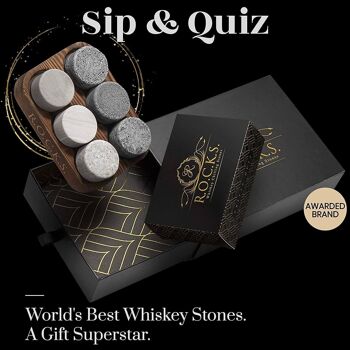 The Rocks x Whisky Trivia Quiz Coffret cadeau 8