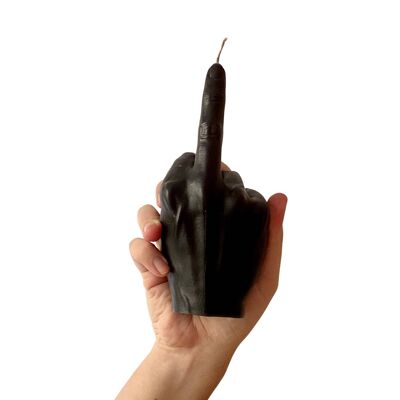 Black Hand candle - Original F*ck gesture - Gift, Deco, Trendy, Young & Christmas