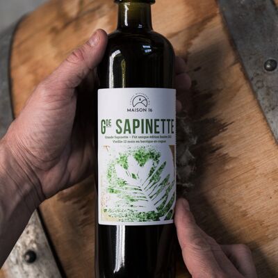 GRANDE SAPINETTE organic 45% - Vintage 2022 Aged 12 months in barrels - Fir liqueur