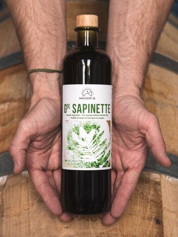 GRANDE SAPINETTE bio 45% - Millésime 2022 Vieillie 12 mois en fût - Liqueur de sapin 4