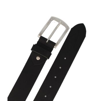 Ceinture Homme Cuir Novaho Noir 2