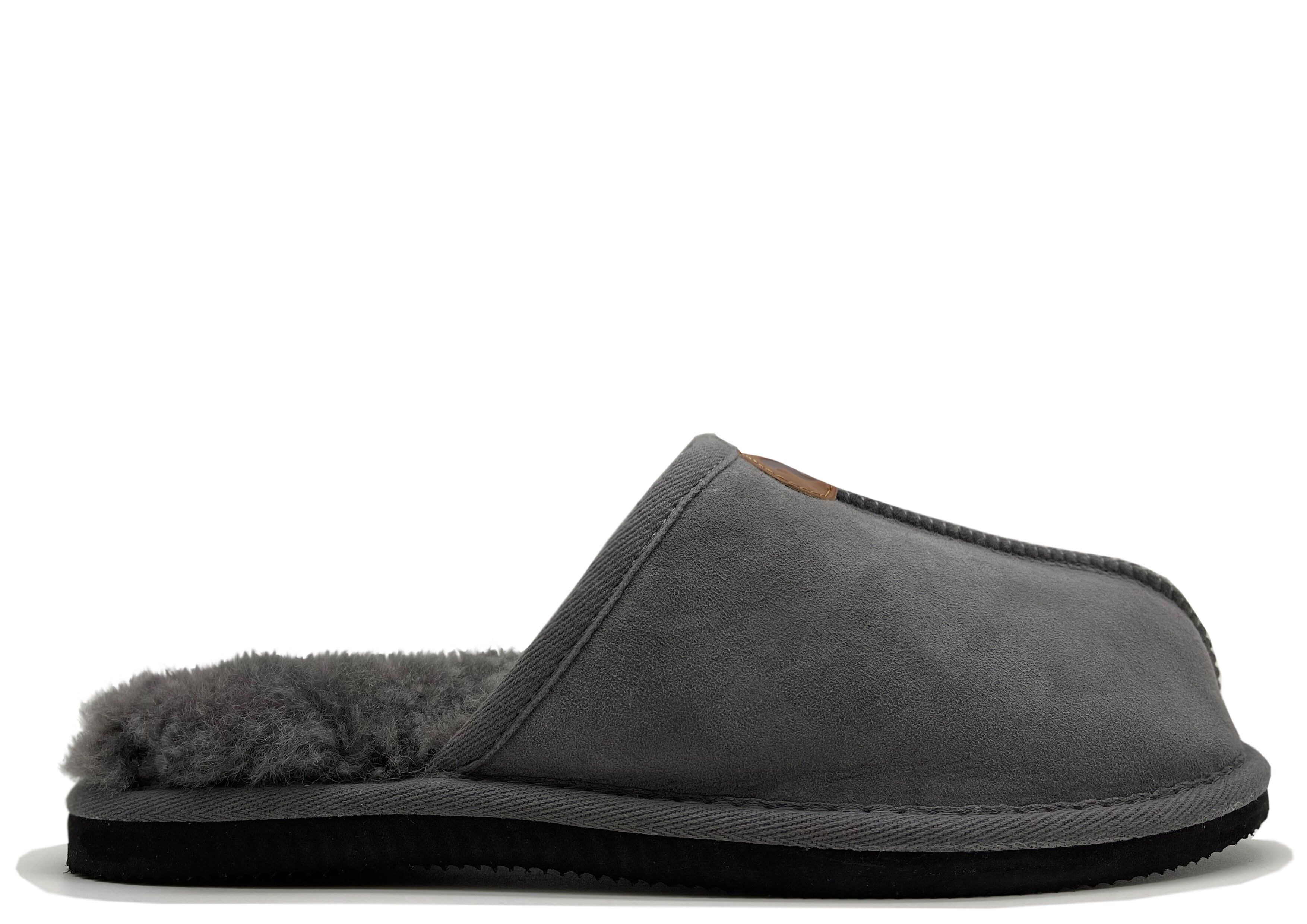 thies 1856 ® Sheepskin DAD pantofole grumpy chic grigio scuro (M)