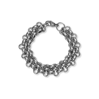 Pulsera de punto de plata