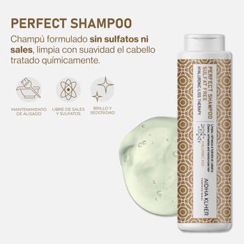 Shampooing Parfait Sans Sulfate | Shampoing sans sulfate pour soigner les cheveux lissés 2
