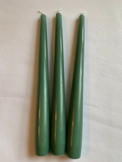 Taper Candle, Pine Green