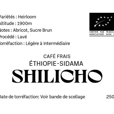 Ethiopia Coffee – Beans 250g – Shilicho