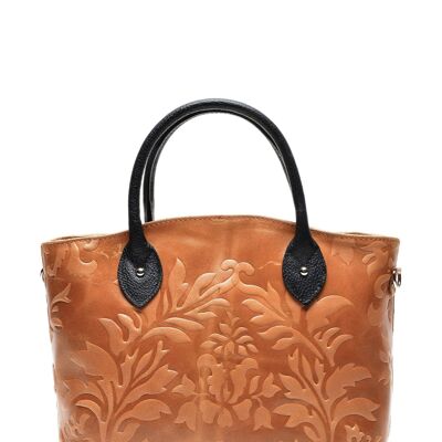 AW22 RC 8058_COGNAC_Bolsa con asa superior