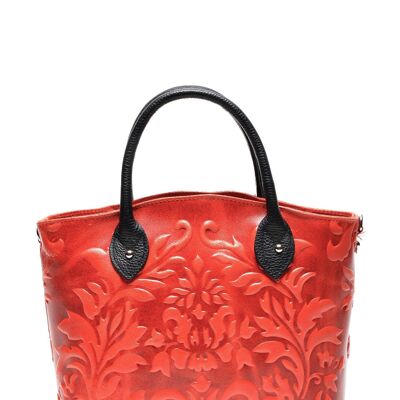 AW22 RC 8058_ROSSO_Tasche mit oberem Griff