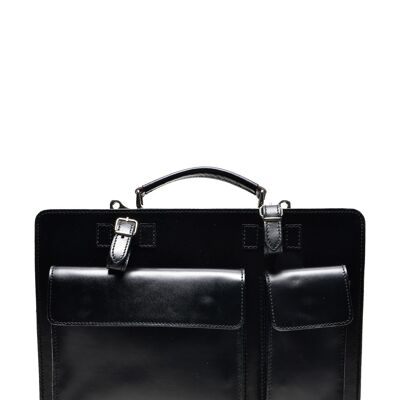 AW22 RC 308_NERO_Borsa con manico superiore