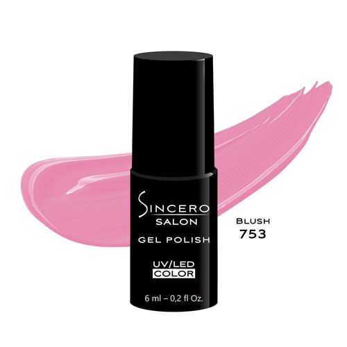 Gel polish SINCERO SALON, 6 ml, Blush, 753