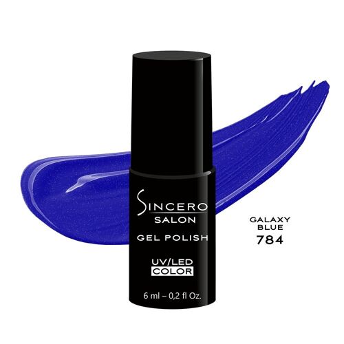 Gel polish SINCERO SALON, 6 ml, Galaxy blue, 784