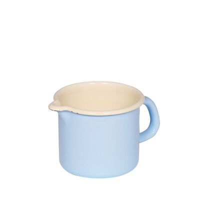 Schnabeltopf  9cm,0.5L, Design: BLAU/BUNT PASTELL