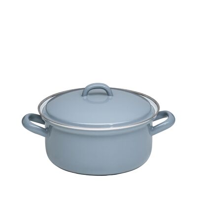 Kasserolle m.Deckel 18cm,1.5L, Design: PURE GREY