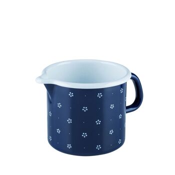 Pot à bec 12cm, 1L, design: FLORAL BLUE
