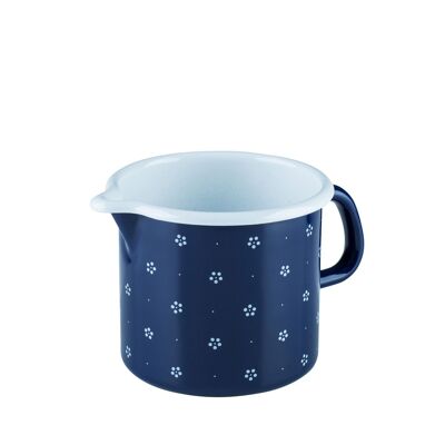 Schnabeltopf 12cm,1L, Design: BLÜMCHENBLAU