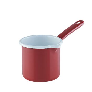 Pot à bec avec anse10cm,0.75L, design: ROUGE