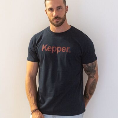 Tee-shirt Kepper Letter marine/bordeaux