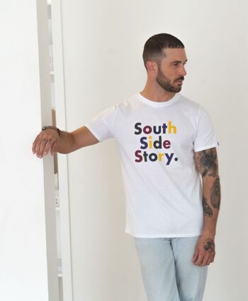 T-shirt south side story blanc 1