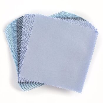 40 carrés de tissu en coton matelassé de 12,7 cm. 7