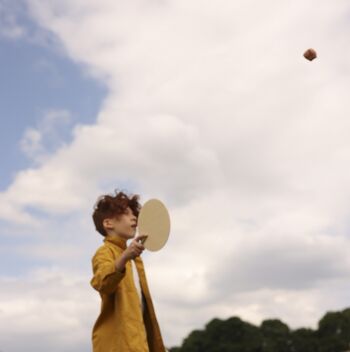 Badminton en bois pour enfants BamBimBom. 8