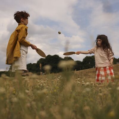 Adventure In The Game - Badminton en bois pour enfants "BamBimBom"