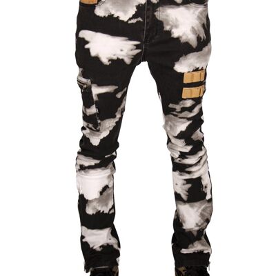 =+ Rifle Cloud Bleached Denim Jeans