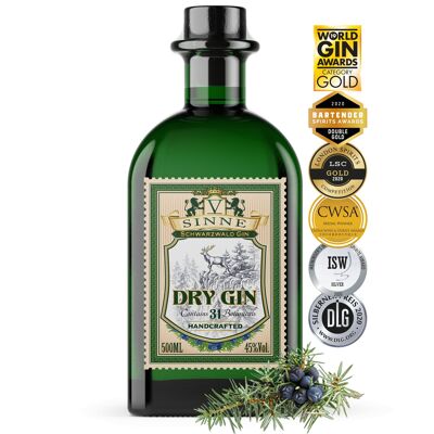 V-SENNE Black Forest Dry Gin - 500 ml 45% vol.