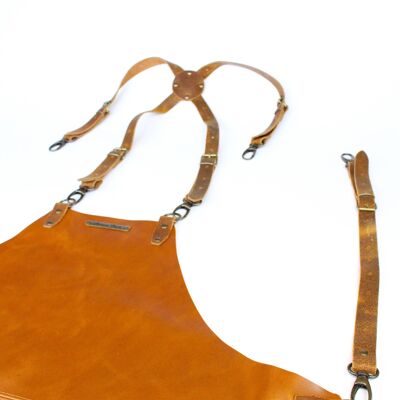 XL Cross strap Leather Apron