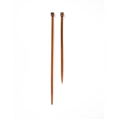 Braune Nylonbänder 20cm (50u) - Atanet 20 M