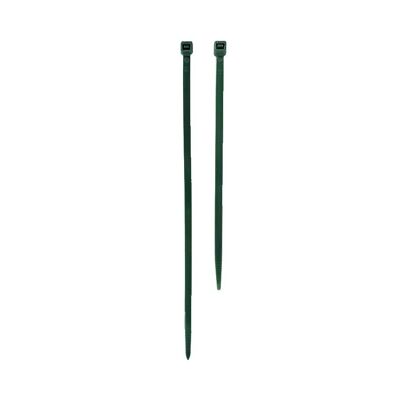 Colliers de serrage en nylon vert 20cm (50u) - ATANET 20 V