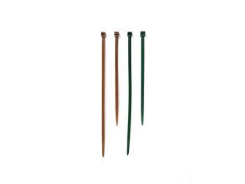 Colliers de serrage en nylon vert 20cm (50u) - ATANET 20 V 3