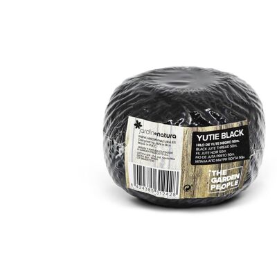Corda di iuta nera 50 metri - Yutie nero