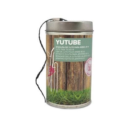 Green jute rope in can 80 meters - YUTUBE