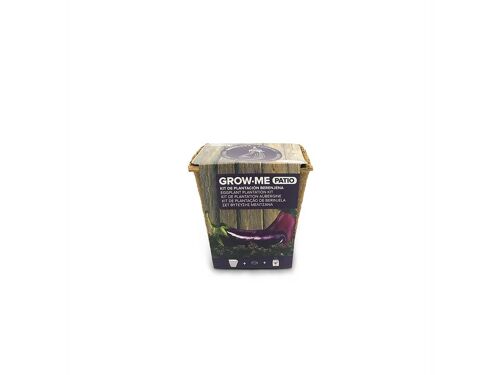 Kit de cultivo de berenjena negra - GROW ME PATIO BERENJENA