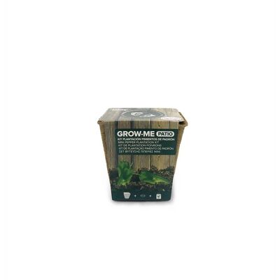 Grow kit for padrón peppers - GROW ME PATIO PIMENTOS