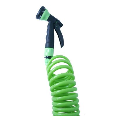 Spiral hose 15 meters lime green - Colors15 green