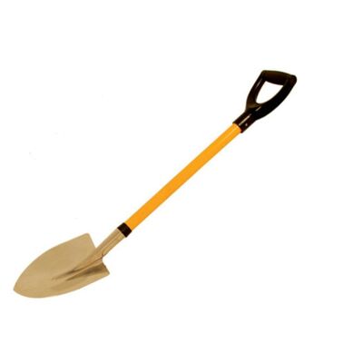Fiber and stainless steel sand shovel